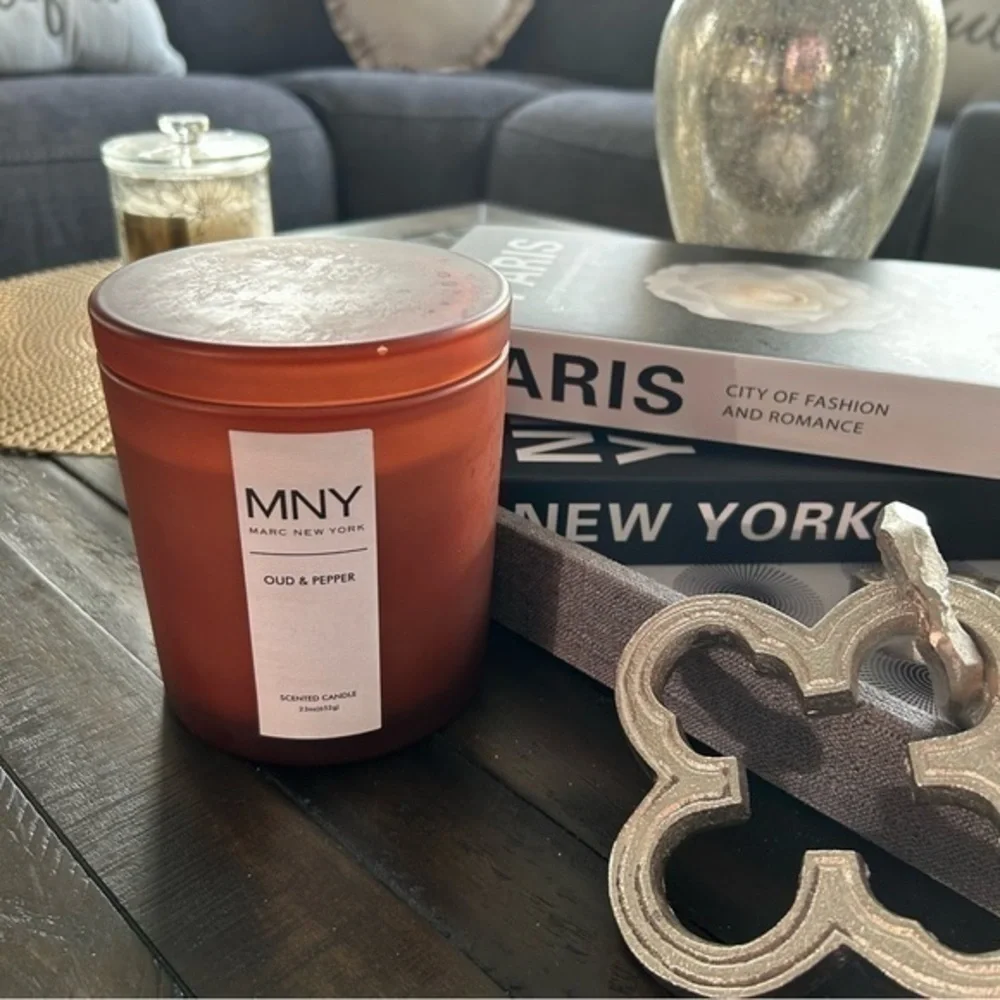 ✨NWT Marc New York MNY 3 wick candle 🕯️- OUD & Pepper 🌶️